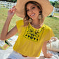 Casual Boho Scandanavian Style Ruffle Sleeve Shirt