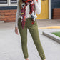 Slim Pocket Cropped Cargo Leisure Pants