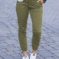 Slim Pocket Cropped Cargo Leisure Pants
