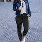 Slim Pocket Cropped Cargo Leisure Pants