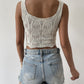 Bohemian Crochet Knitted Crop Top