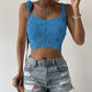 Bohemian Crochet Knitted Crop Top