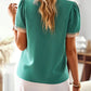 Green Bohemian Lace Collar and Sleeves Top