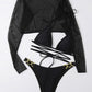 Solid Color High Cut Waist Long Sleeve Cutout Three-Piece Bikini Swimsuit