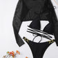 Solid Color High Cut Waist Long Sleeve Cutout Three-Piece Bikini Swimsuit