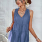 Ruffle Babydoll Woven Sleeveless Top