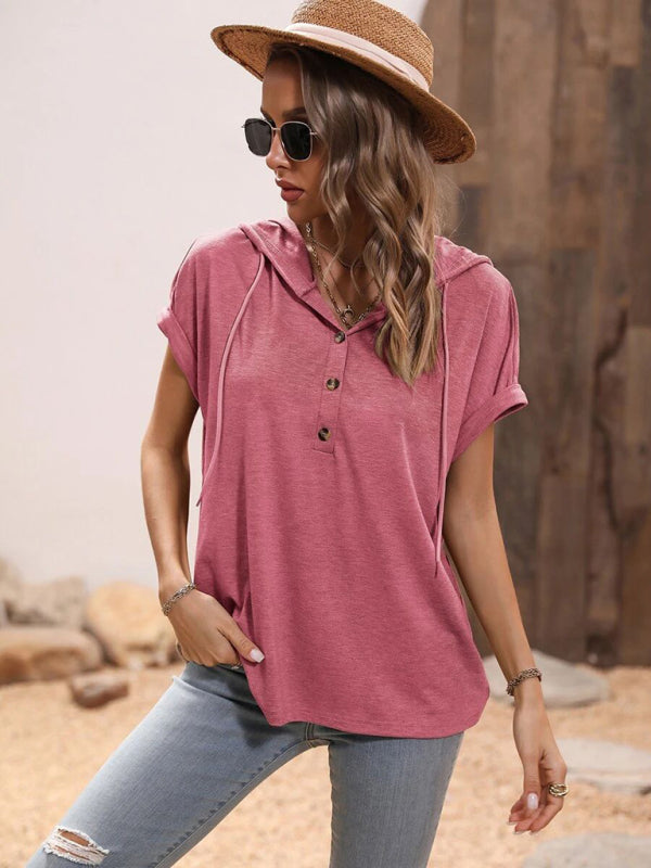 Hooded outlet short sleeve