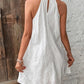 Isabella Boho Solid Color Eyelet Lace Sleeveless Dress
