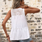 Boho Lace Babydoll Tank Top