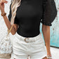 Bohemian Romance Flounce Polka Dot Sleeve Top