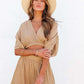 Bohemian Wrap Crop Top and Mini Skirt Outfit Set