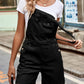 Debra Denim Bermuda Shorts Overall Romper