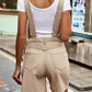 Debra Denim Bermuda Shorts Overall Romper