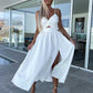 Lindsey Woven Sexy Bow Cutout Maxi Dress