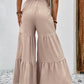 Bell Bottom High Waist Ruffle Flare Pants