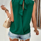 Abigail Green Open Back Bow Sleeveless Top