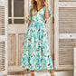 Cara Watercolor Floral Wrap Maxi Dress