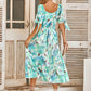 Cara Watercolor Floral Wrap Maxi Dress