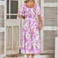Cara Watercolor Floral Wrap Maxi Dress