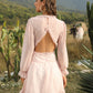 Jillian Boho Chiffon Floral Long Sleeve Mini DressJillian Boho Chiffon Floral Long Sleeve Mini Dress