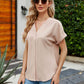 Casual Bohemian V-Neck Button Cardigan Blouse