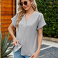 Casual Bohemian V-Neck Button Cardigan Blouse