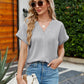 Casual Bohemian V-Neck Button Cardigan Blouse