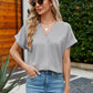 Casual Bohemian V-Neck Button Cardigan Blouse