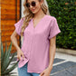 Casual Bohemian V-Neck Button Cardigan Blouse