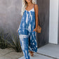 Boho Tie Dye Loose Casual Jumpsuit