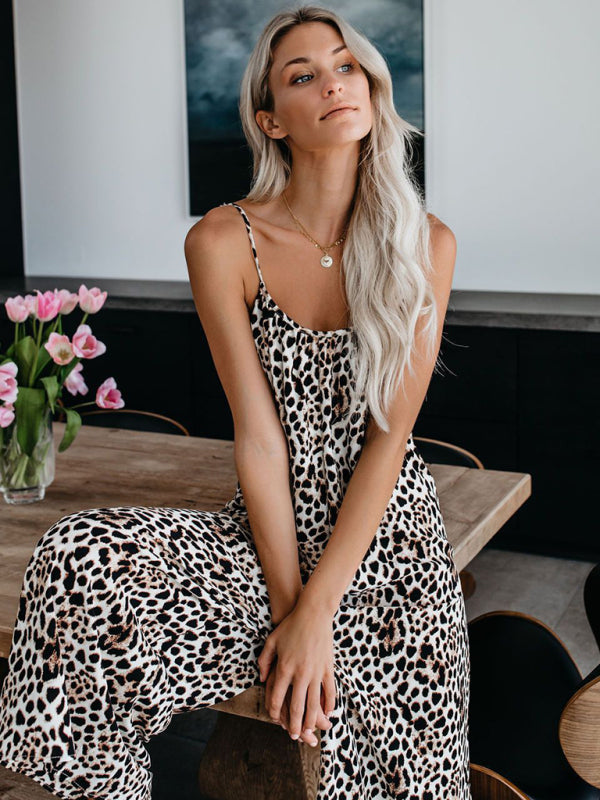 Boho Tie Dye Loose Casual Jumpsuit