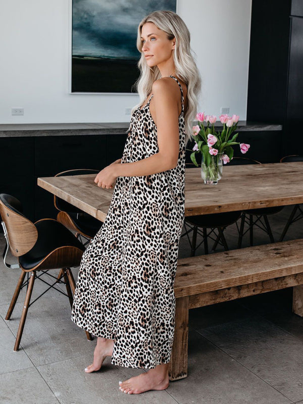 Boho Tie Dye Loose Casual Jumpsuit