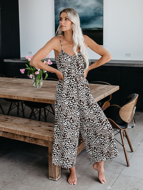 Boho Tie Dye Loose Casual Jumpsuit