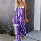 Boho Tie Dye Loose Casual Jumpsuit