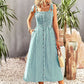 Dolores Seersucker Stripe Bohemian Smocked Dress