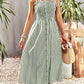 Dolores Seersucker Stripe Bohemian Smocked Dress