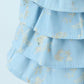 Love Sweet Bohemian V-neck Smocked Waist Puff Sleeve Mini Dress