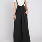 Boho Trendy Overall Tie Back Strap Jumpsuit with Pockets