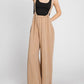 Boho Trendy Overall Tie Back Strap Jumpsuit with Pockets
