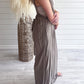 Boho Trendy Overall Tie Back Strap Jumpsuit with Pockets