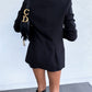 Fall Long Sleeve Double Breasted Button Front Career Jacket
