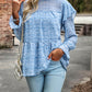 Bohemian Floral Long Flutter Sleeve Romantic Blouse