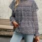 Bohemian Floral Long Flutter Sleeve Romantic Blouse