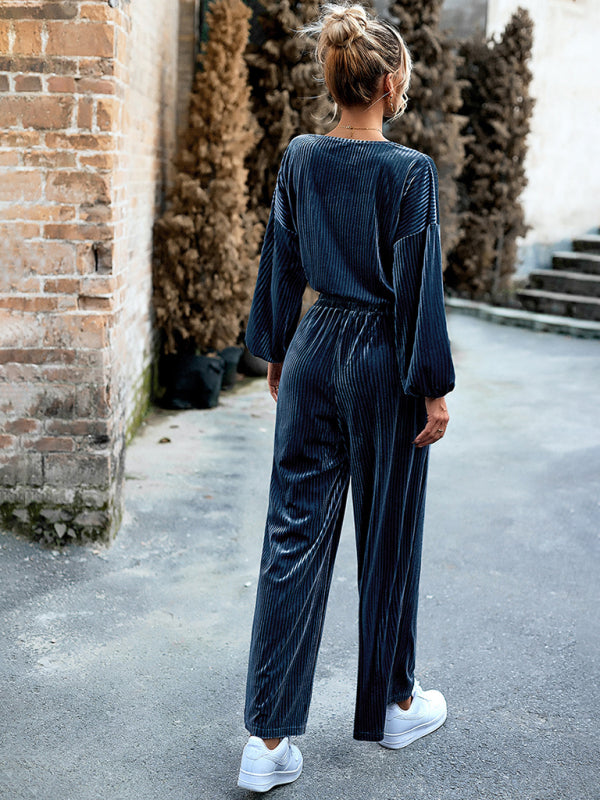 Boho striped sale pants