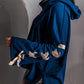 Bohemian Exposed Seam Loose Neck Lace Up Bell Sleeve Pullover