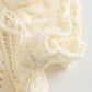 Boho French Romance Ruffle Knit Tank Top