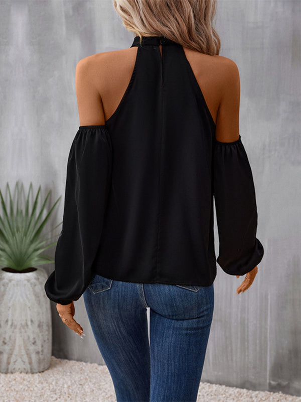Black boho shirt sales