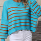 Boho Round Neck Knitted Pullover Striped SweaterBoho Round Neck Knitted Pullover Striped SweaterBoho Round Neck Knitted Pullover Striped Sweater