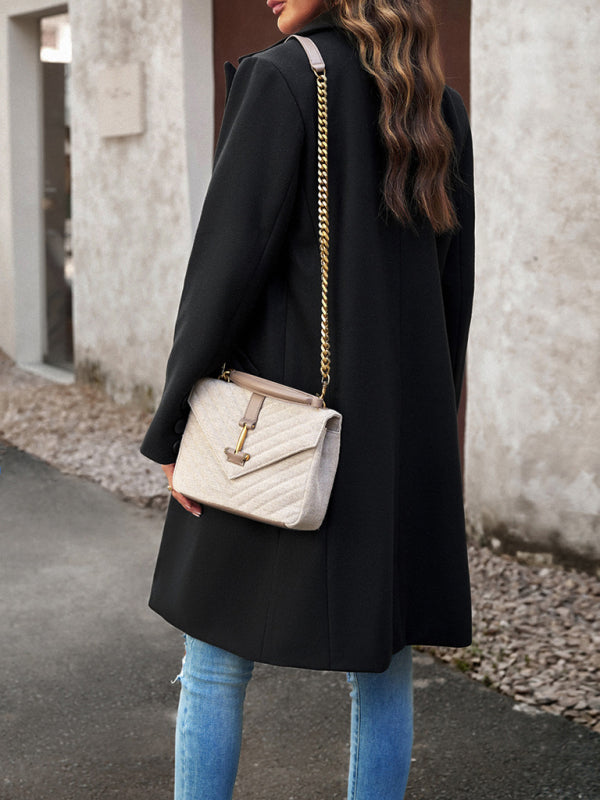 Bohemian Long Length Double Lapel Cardigan Blazer Jacket