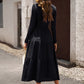 Women's Bohemian Autumn Long Sleeve V-Neck Empire Waist Dress